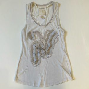 Anthropologie McGinn Ruffled Tank Top